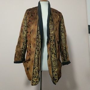 HANDMADE thrifted jacket with pockets